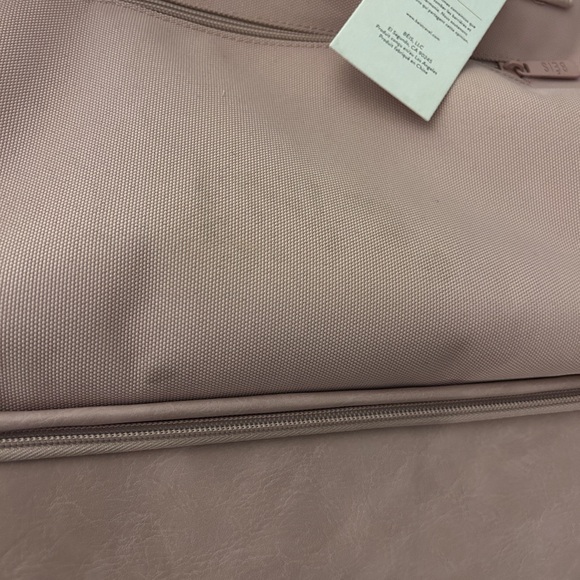 BEIS Blush Pink Convertible Weekender - Picture 5 of 16
